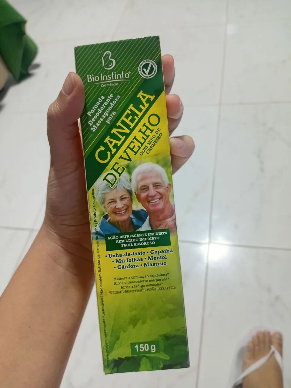 Pomada canela de velho
