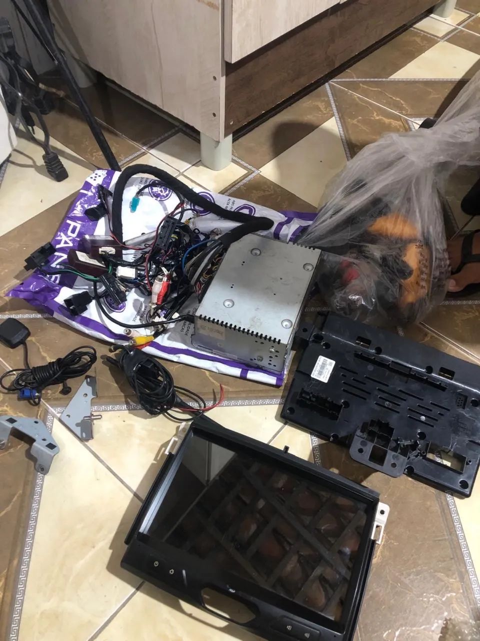  kit multimídia tocar cd com tudo completo 