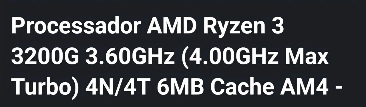 Processador Ryzen 3200G com Vídeo Integrado - Foto 3