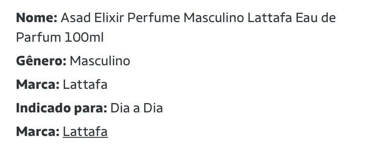 Perfume Lattafa Elixir de Assadda Lattafaé masculino 100ml - Foto 4