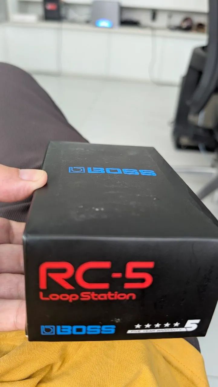 Boss RC-5 Loop Station - Pedal de Loop Profissional 32-bits (Semi-novo)