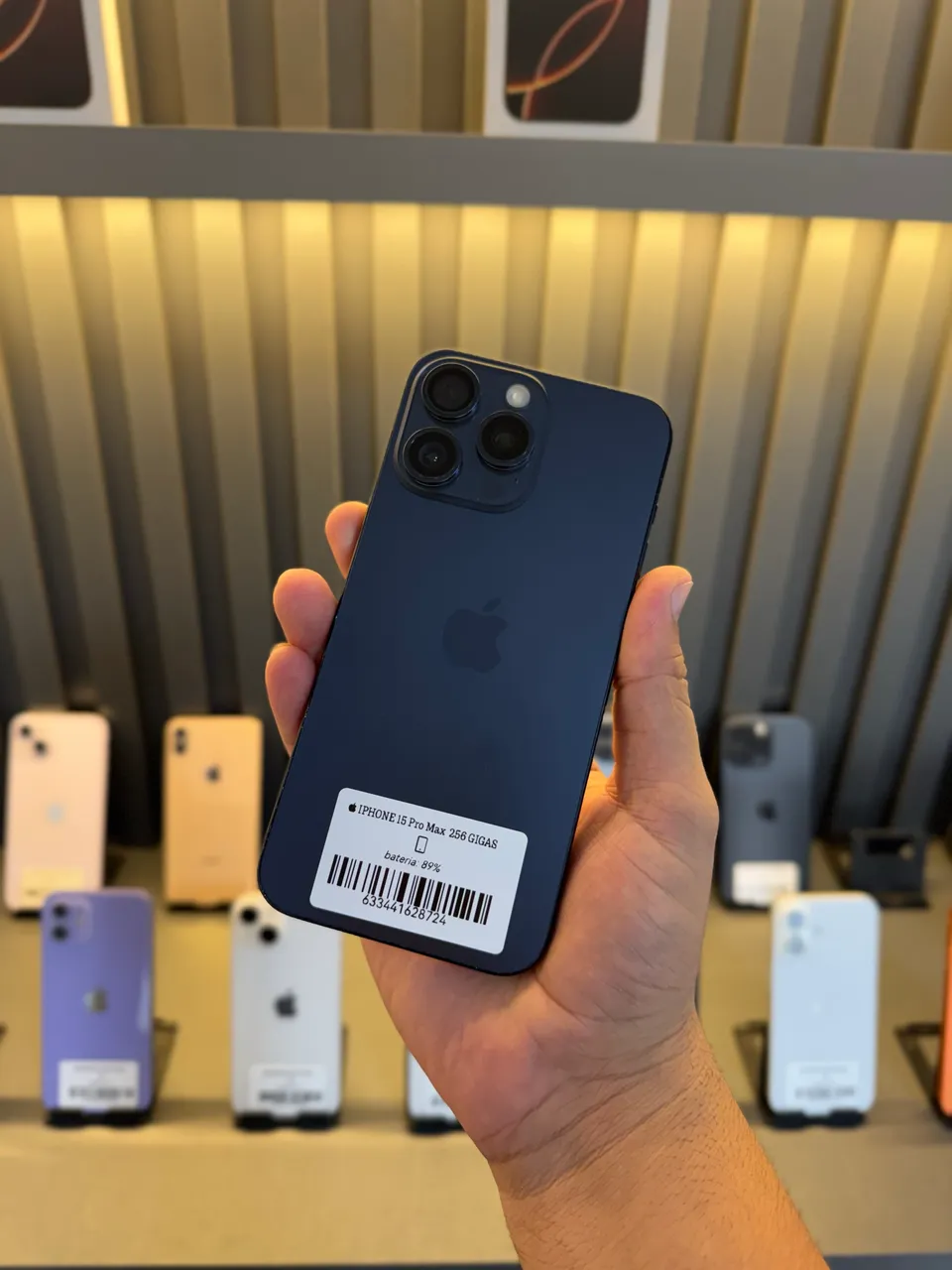 IPhone* 15 Pro Max 256GB | Preto |?99% _somente o aparelho