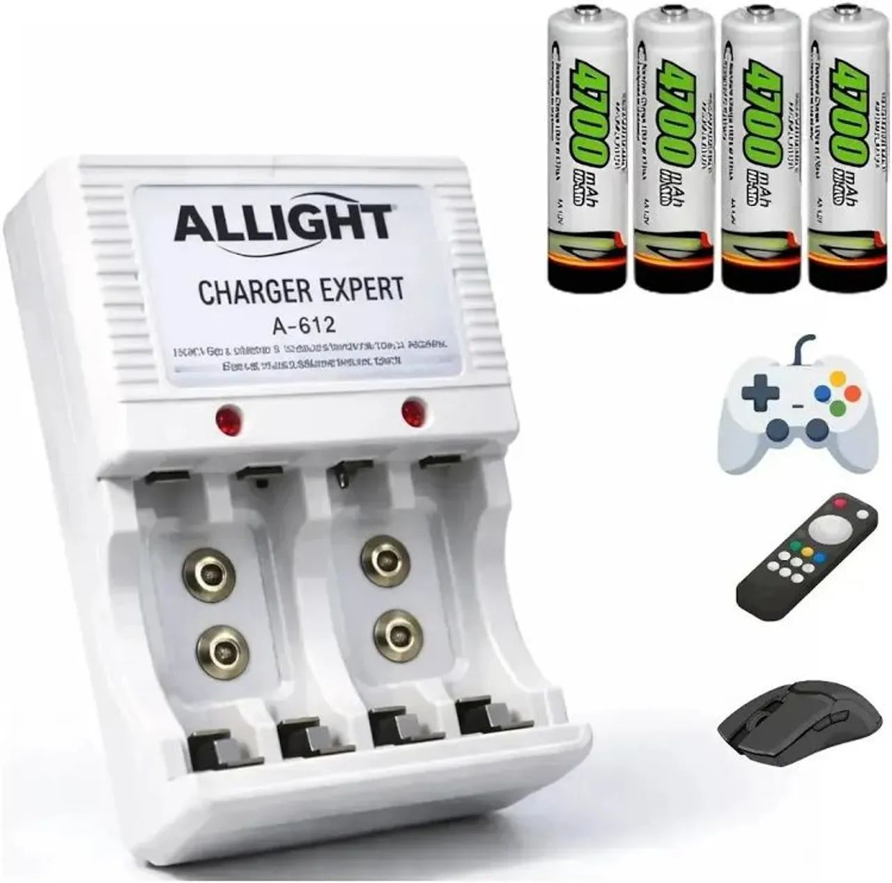 Kit carregador pilha e bateria:) entrega gratis 