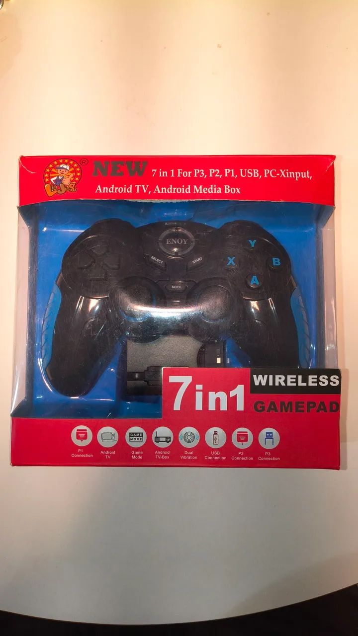 Controle Gamepad Ps1 e PS2 Conector 