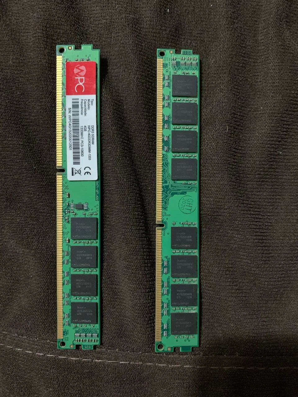 Memória ram 4g DDR3 