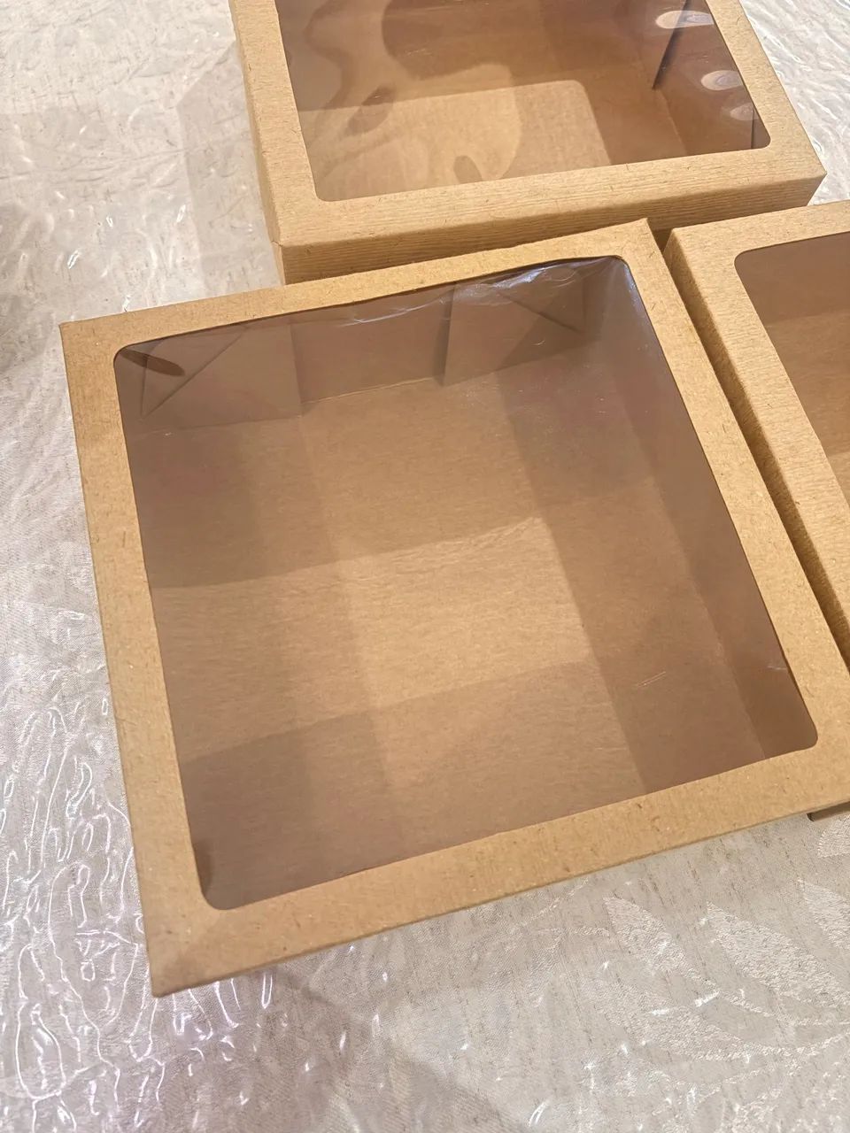 Caixas Kraft para Cupcake com Visor  - Foto 2