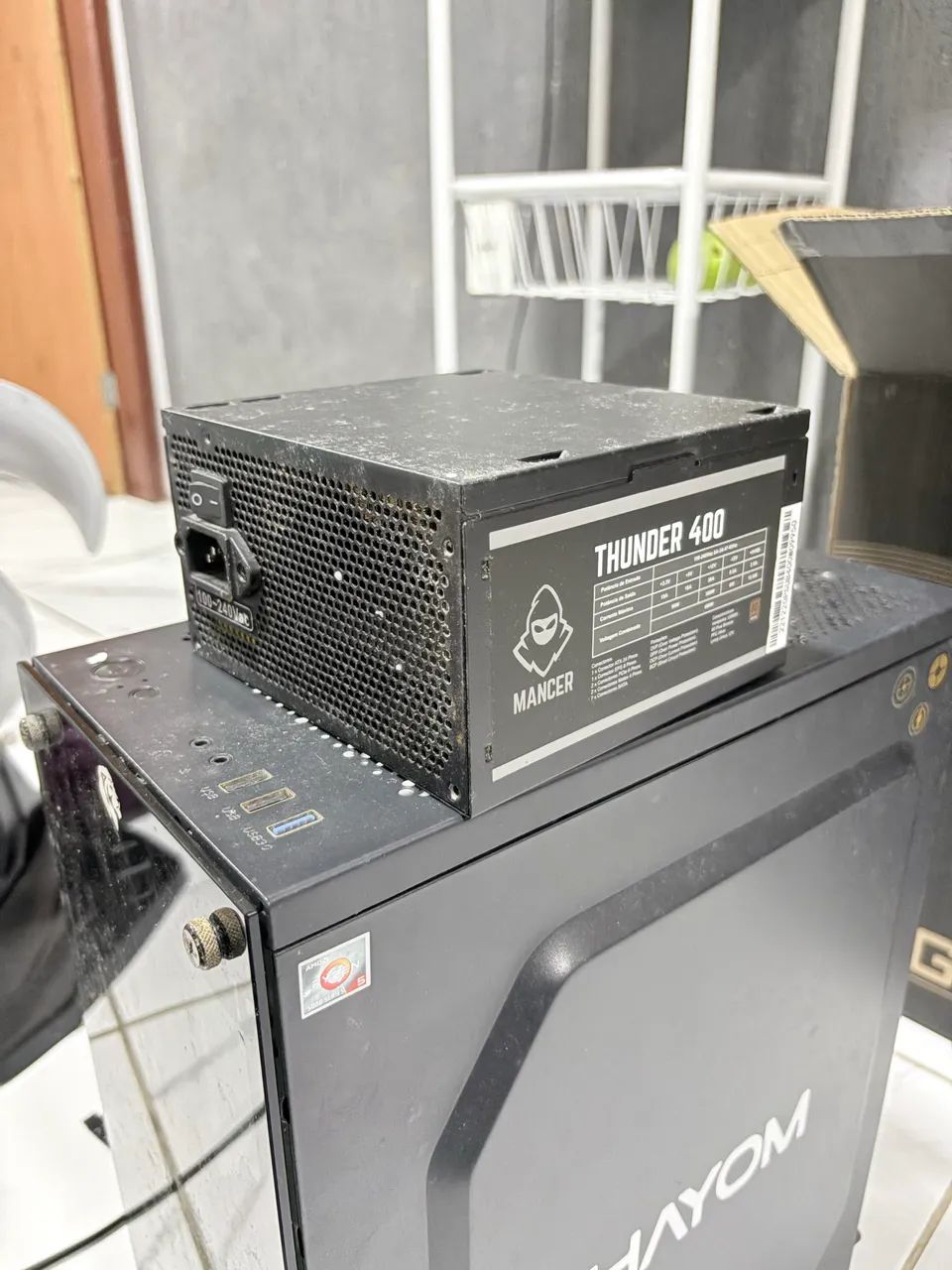 Gabinete Gamer + Fonte  - Foto 4