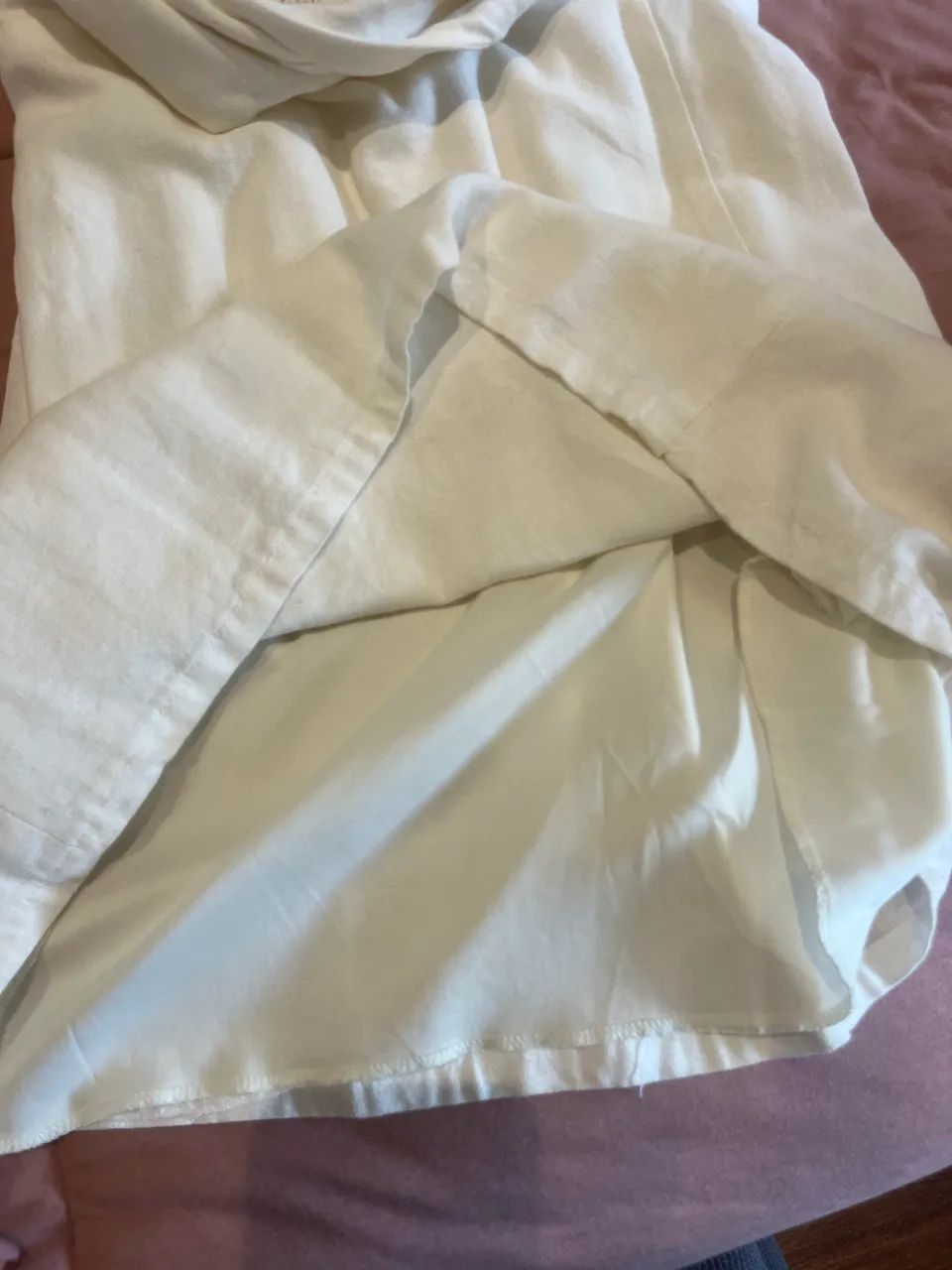 vestido youcom linho branco M - Foto 4