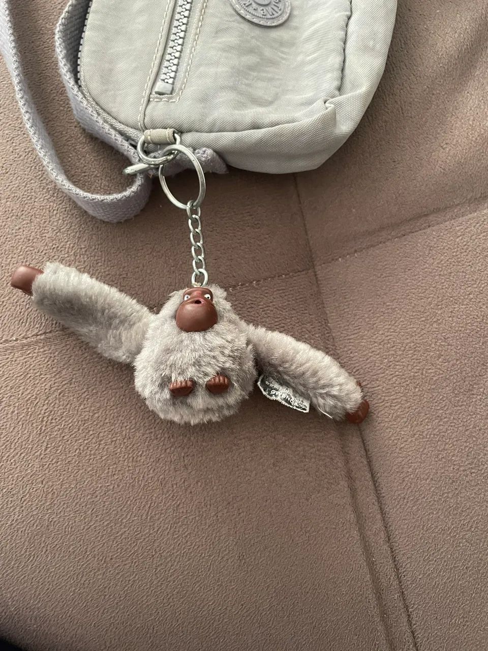 Bolsa Kipling cinza - Foto 5