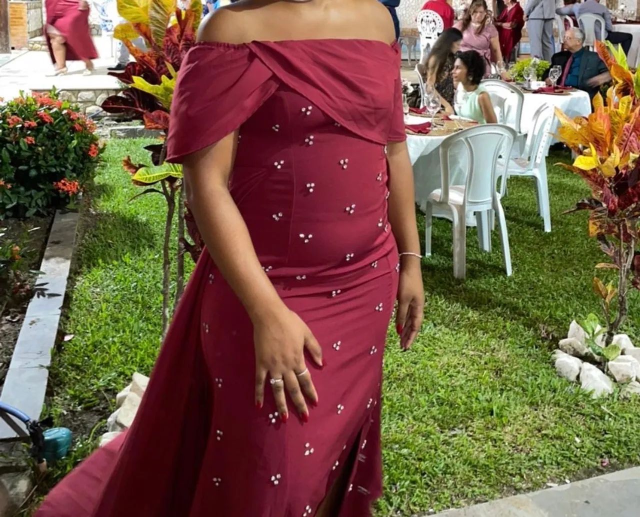 Vestido de Festa Marsala - Foto 2