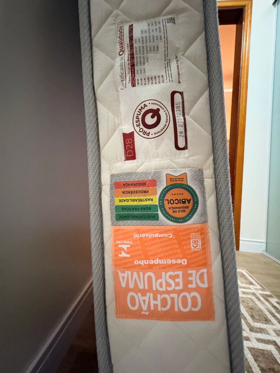 Colchão novo cama de solteiro nunca usado  - Foto 3