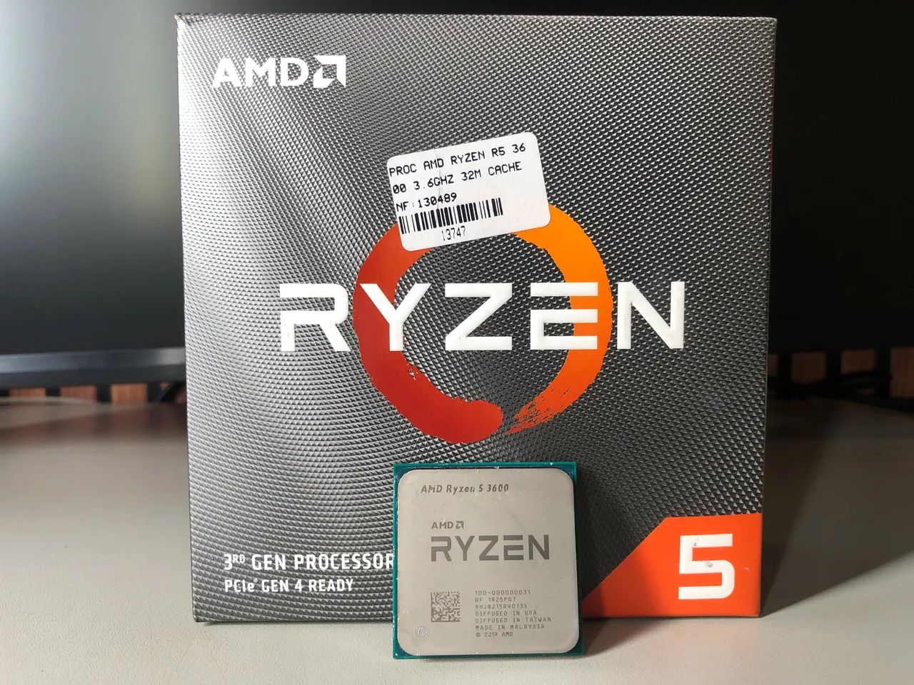 Processador AMD Ryzen 3600 Cooler Incluso