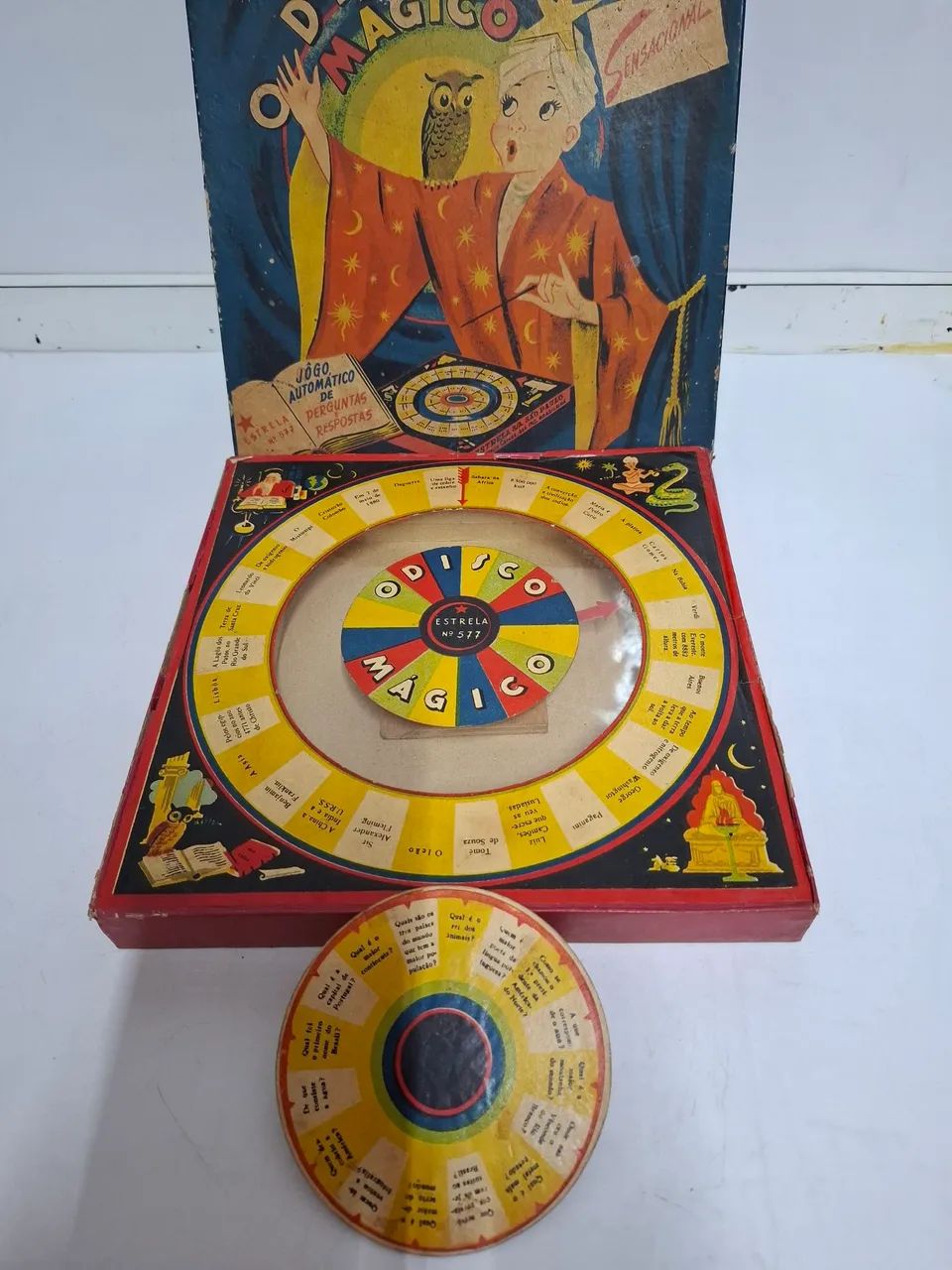 Jogo O Disco Mágico da Estrela anos 60 Completo - Foto 4