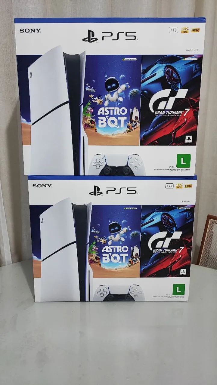 PS5 Slim 1TB caixa lacrada 