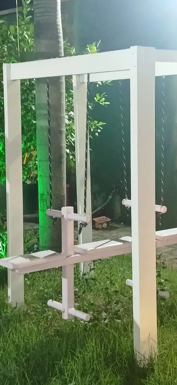 Casinha de boneca play ground completo com escorrega e balanco.   - Foto 3