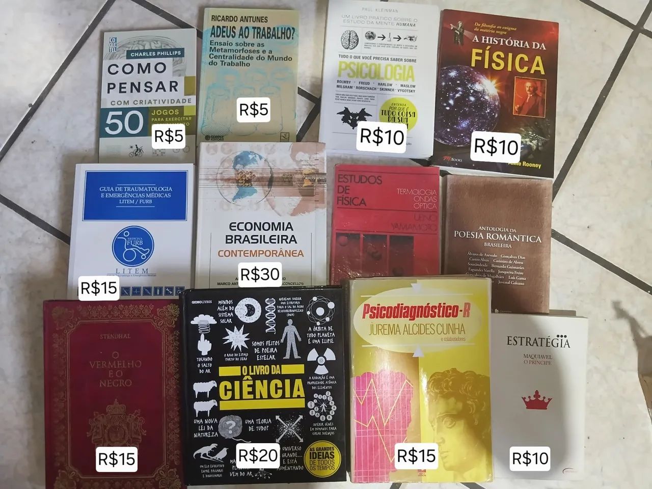 Vendo livros