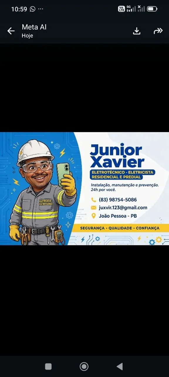 Eletricista Predial e residencial