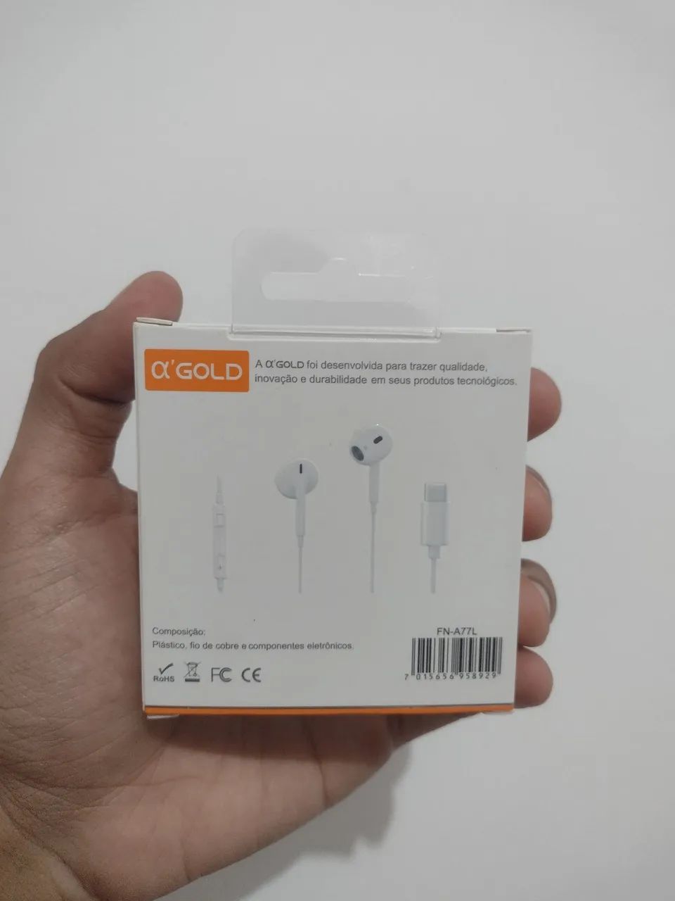 Fone de Ouvido Tipo C - Foto 3