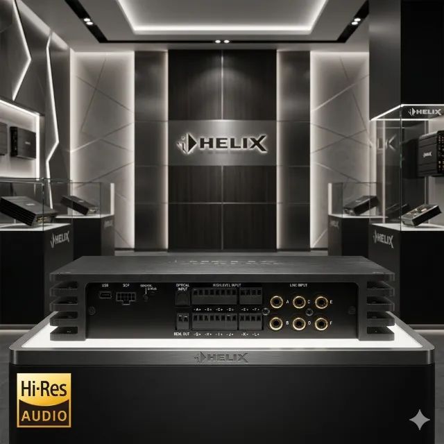 HELIX Amplificador com DSP - V TWELVE DSP MK2 - Processador de