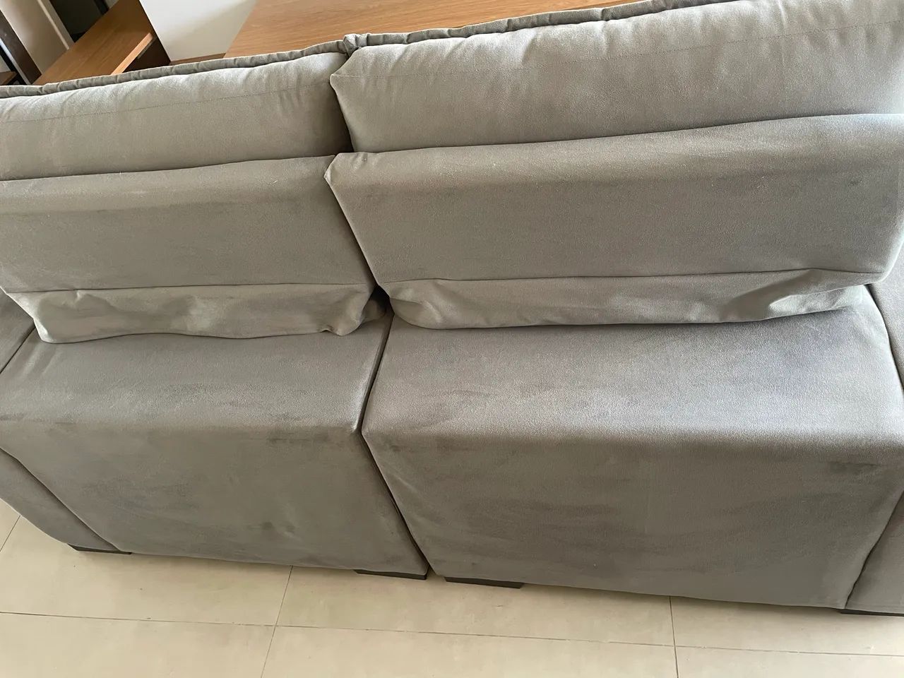 Sofá mola ensacada retrátil seminovo - Foto 4