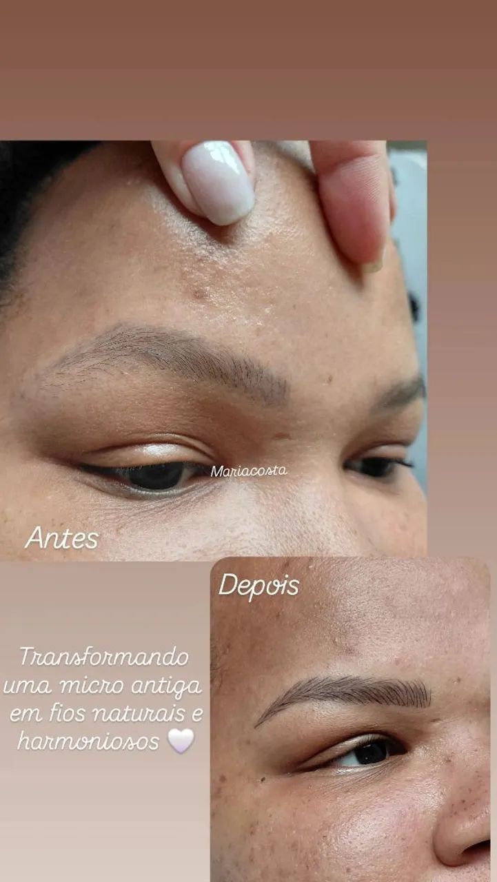 Micropigmentaçãode sobrancelha fio a fio  - Foto 3