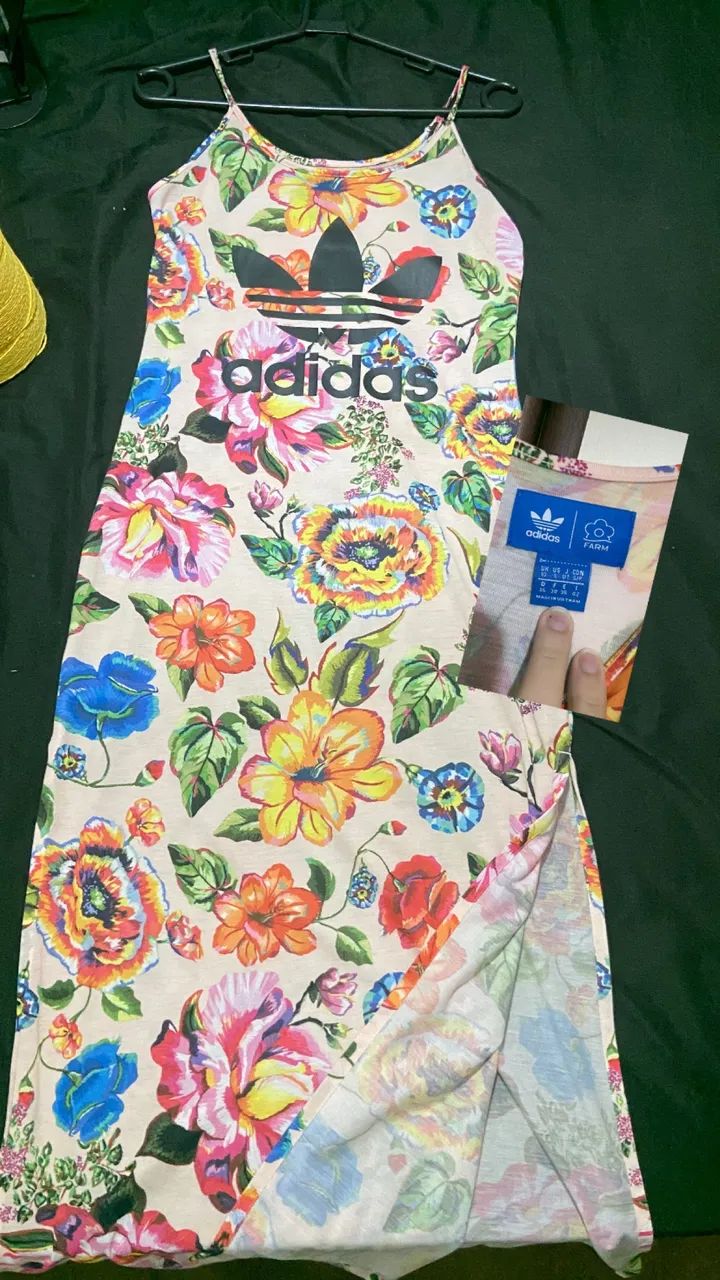 VESTIDO FARM + ADIDAS