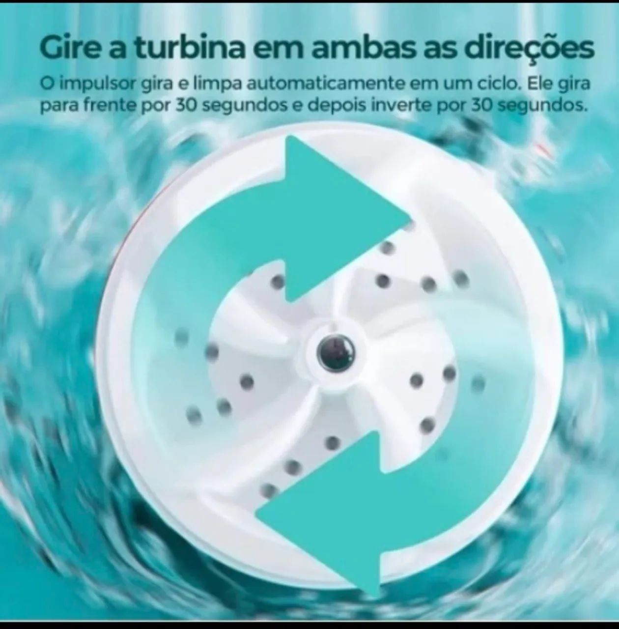 Mini máquina de lavar roupas - Foto 4