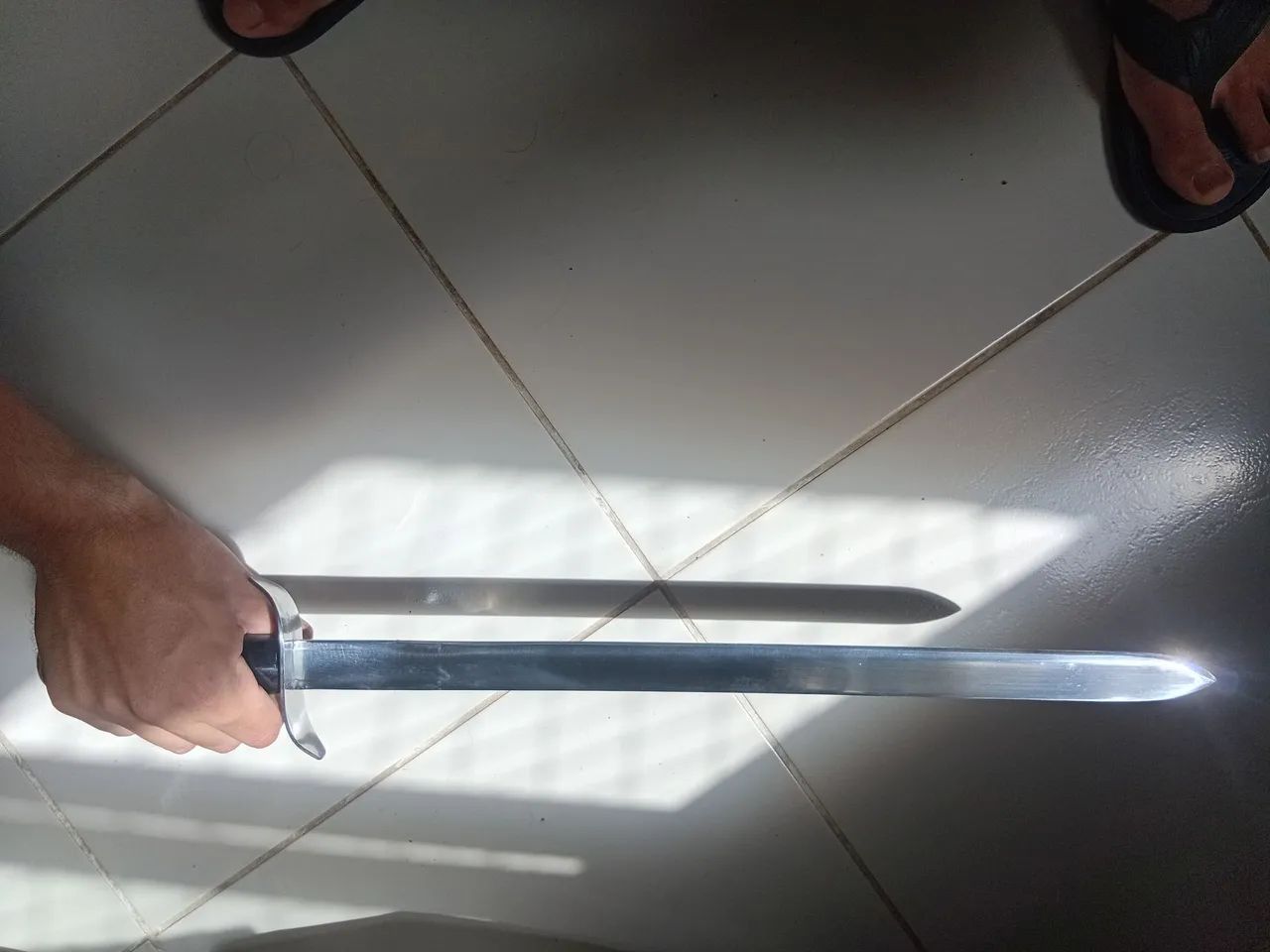 Faca gaúcha 45 cm de lâmina em aço carbono - Foto 2