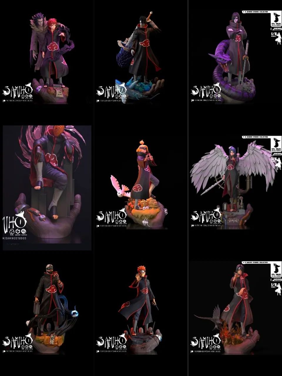 Actions figures Akatsuki Naruto  - Foto 4