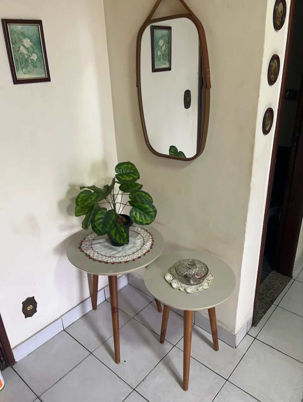 Mesas decorativa com espelho - Foto 3
