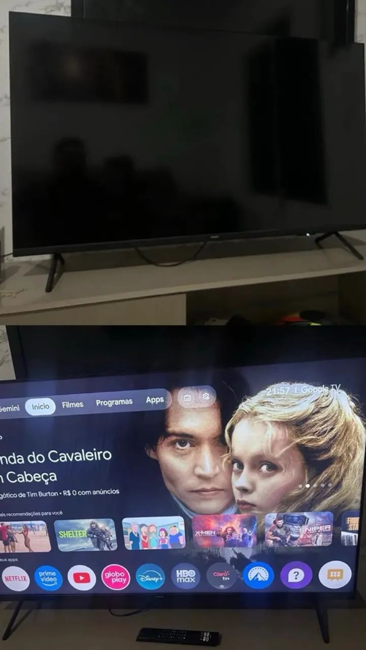 TV 50 polegadas smart Phillips Google TV