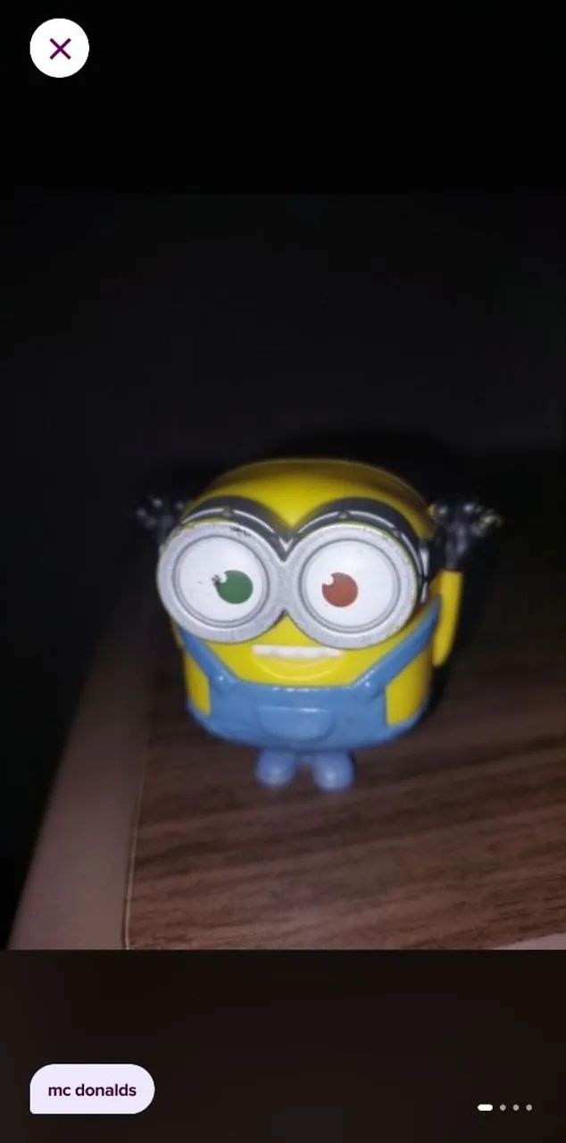 Boneco minion mcdonald's 