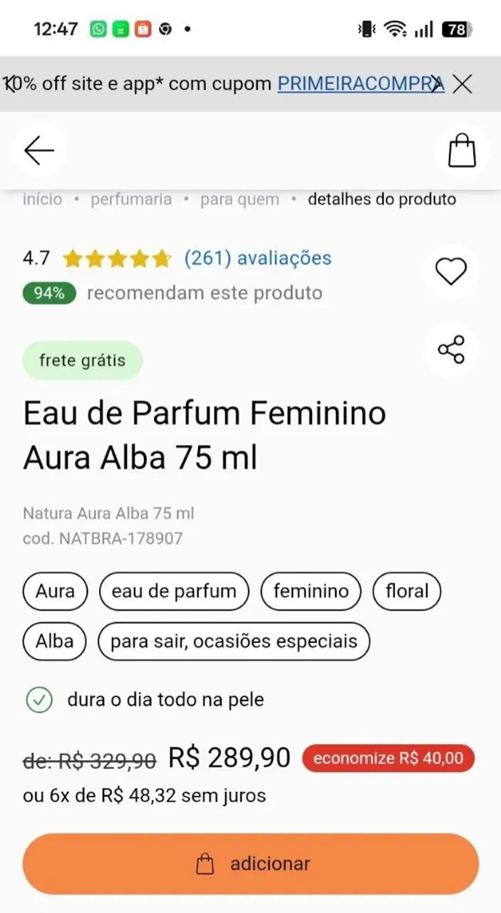 Perfume natura  - Foto 2