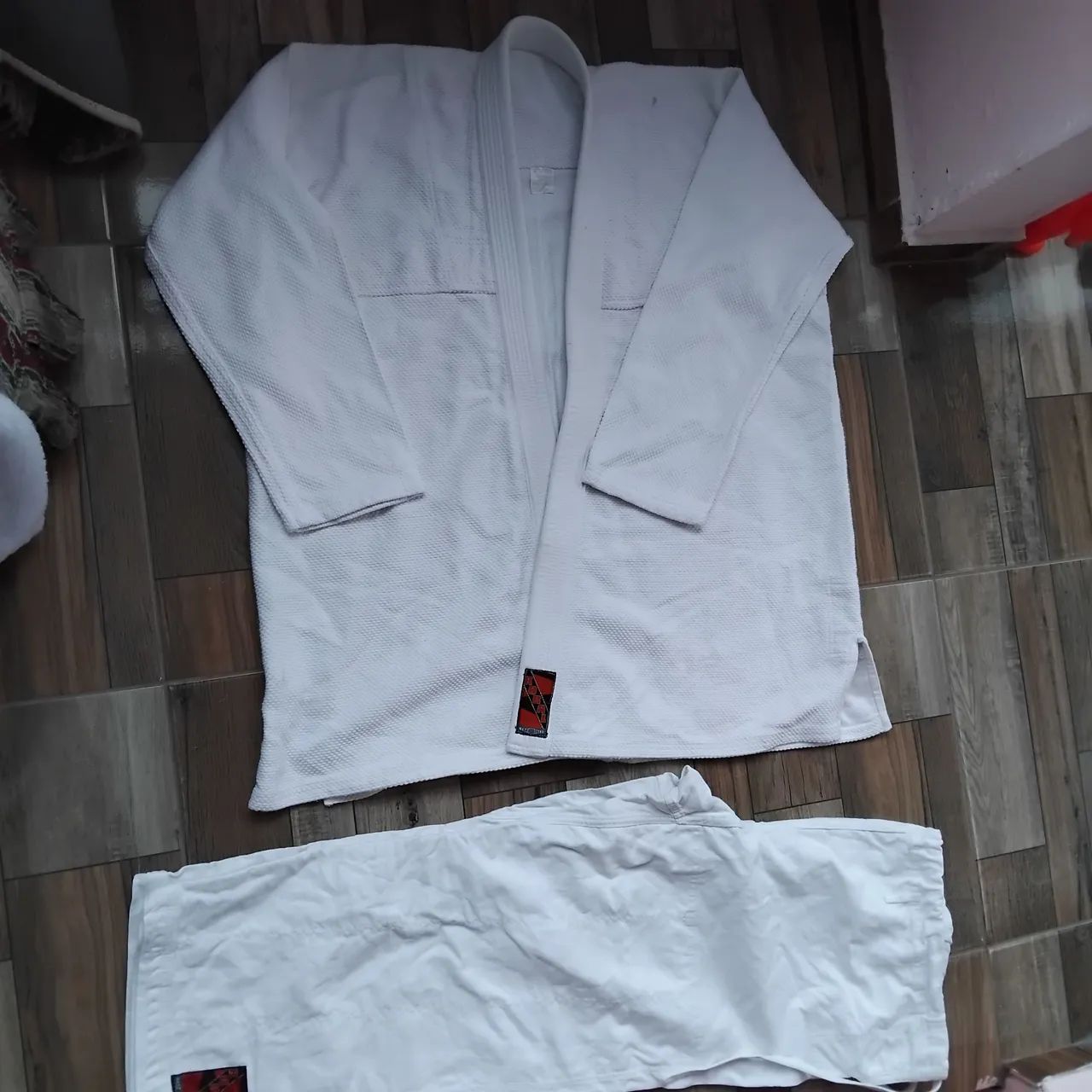 Kimono jiu-jitsu A4 branco  - Foto 4