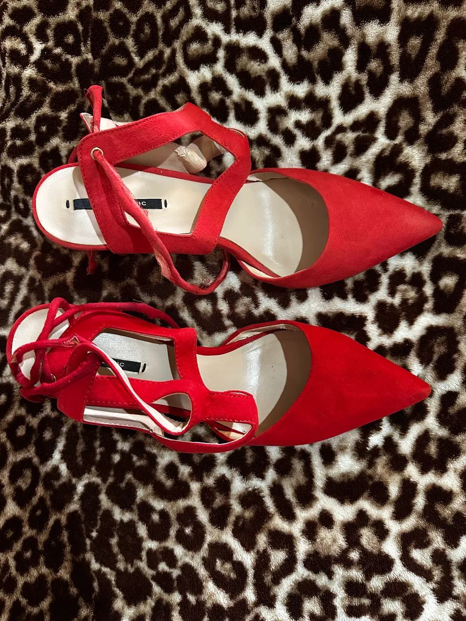 Sapato Chanel Vermelho Zara - Foto 3