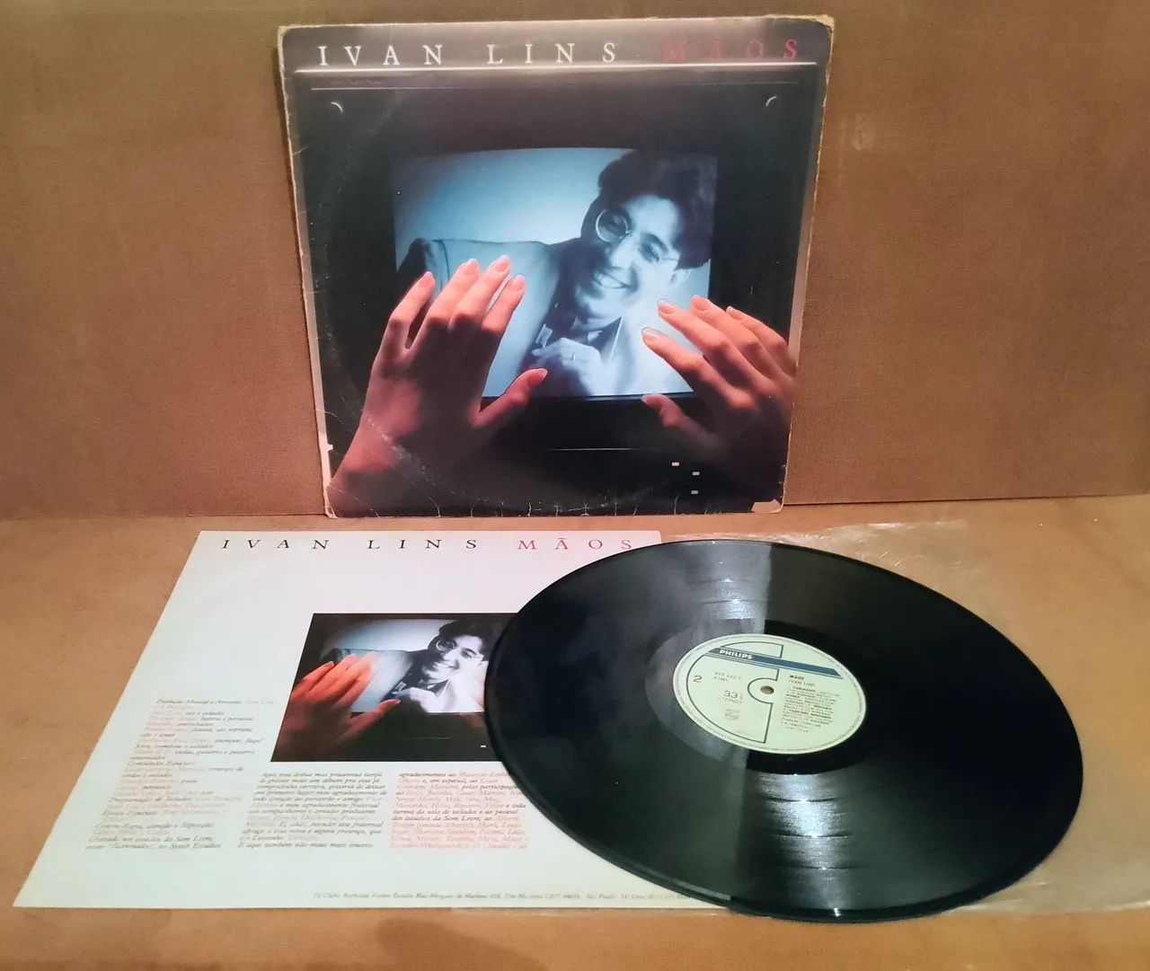 Lp Ivan Lins - Mãos/Com encarte/1987/Muito bom  - Foto 3