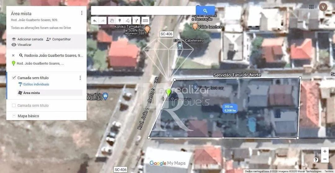 Terreno Comercial à venda, Ingleses, Florianópolis - TE0133. - Foto 3