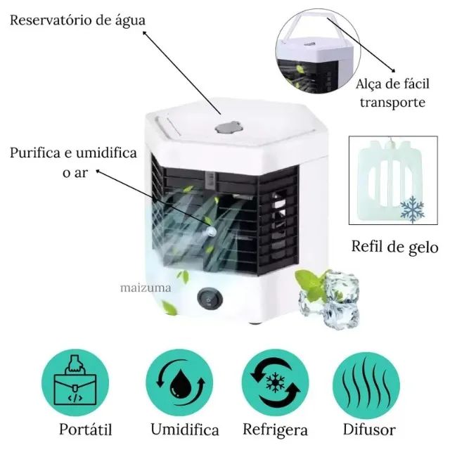 Ventilador Portátil: Multifuncional