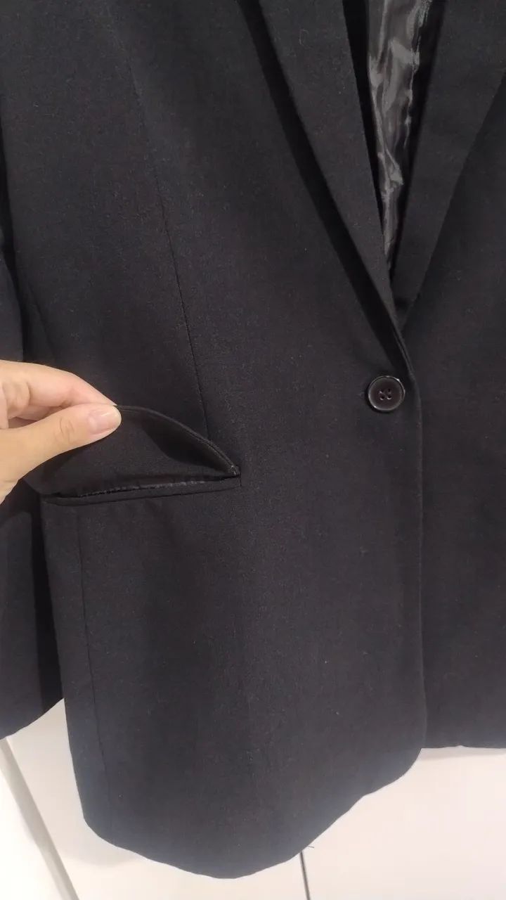 Blazer preto renner (44) - Foto 2