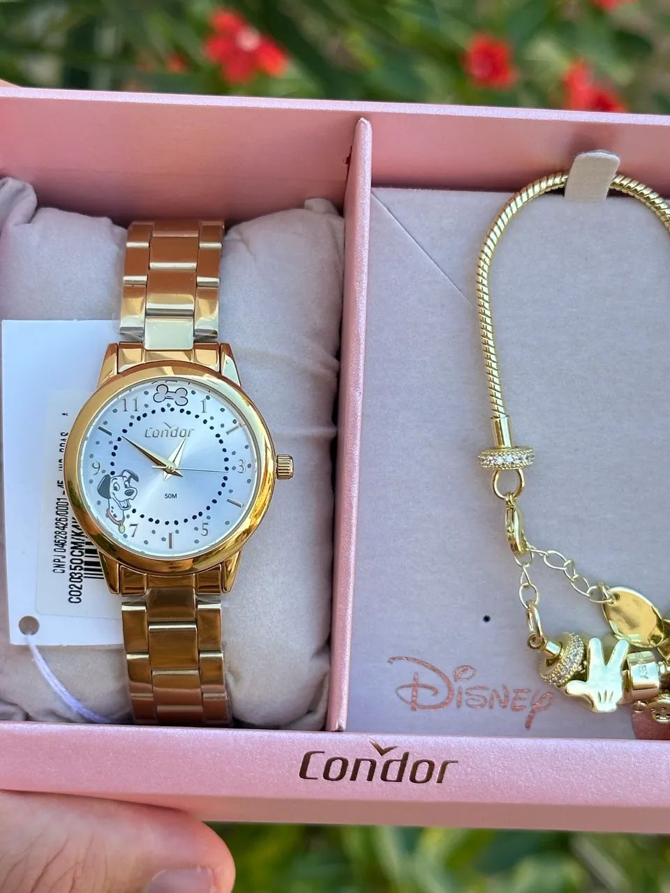 Relógio condor Dálmata Disney 28mm novo
