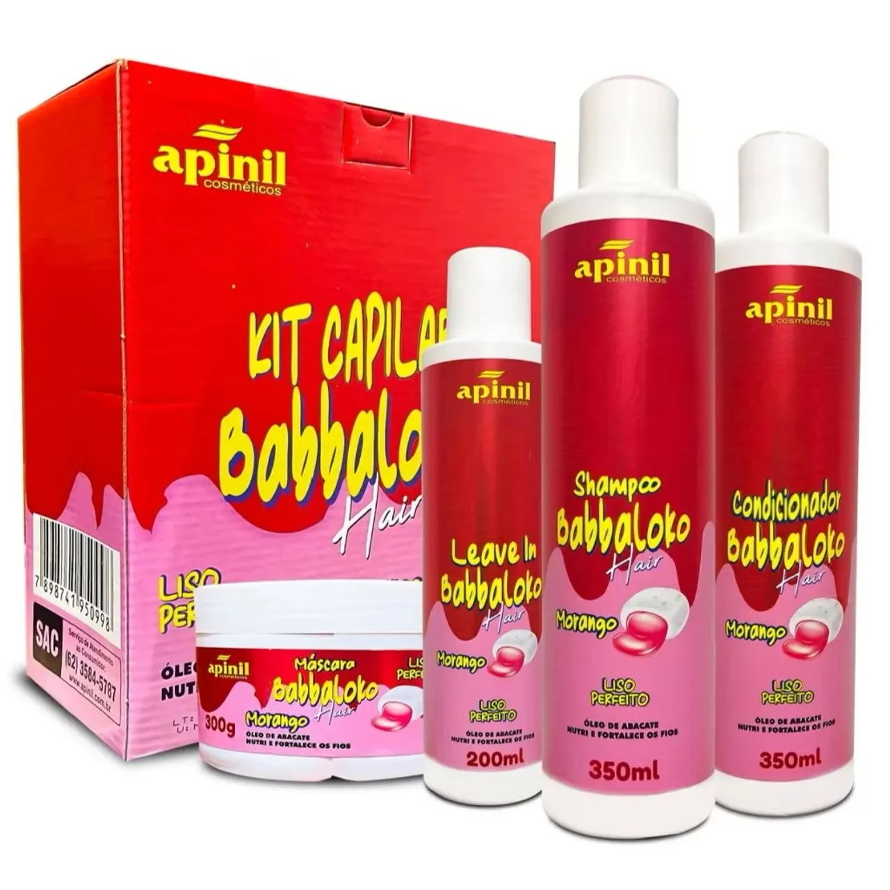 Kit capilar Morango babbaloko 
