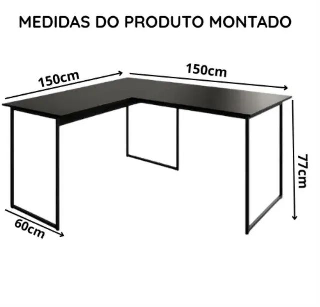 Mesa em L - Foto 3