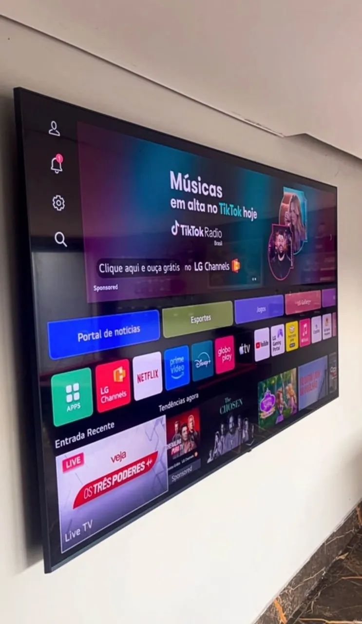 Tv 86 LG 4k Smart c/ Wi-Fi e Alexa 