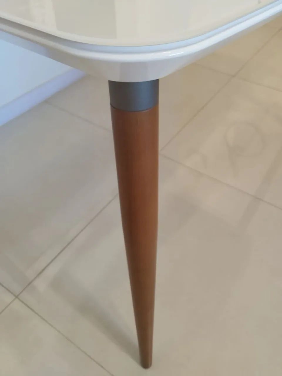 Mesa de Jantar Retangular com Vidro - Foto 3