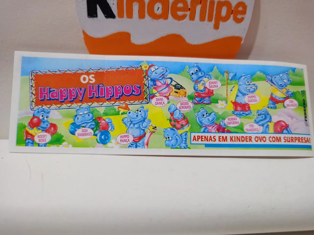 Kinder ovo Hipopótamo Ginástica Completo  - Foto 3