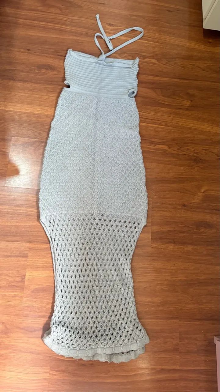 vestido cinza tricot tamanho pp - Foto 2