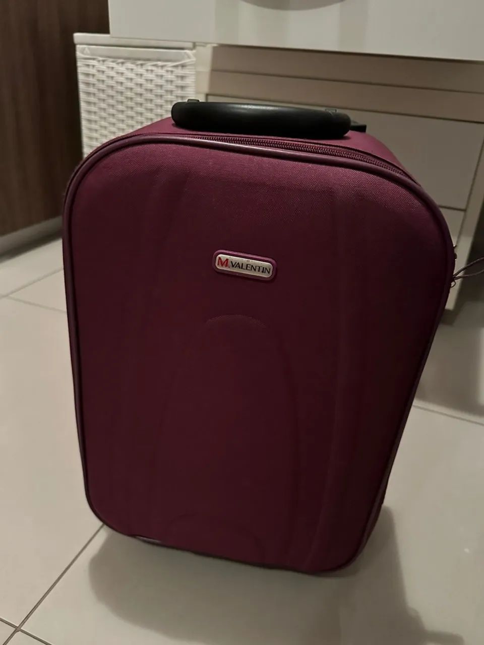 Mala de bordo vinho