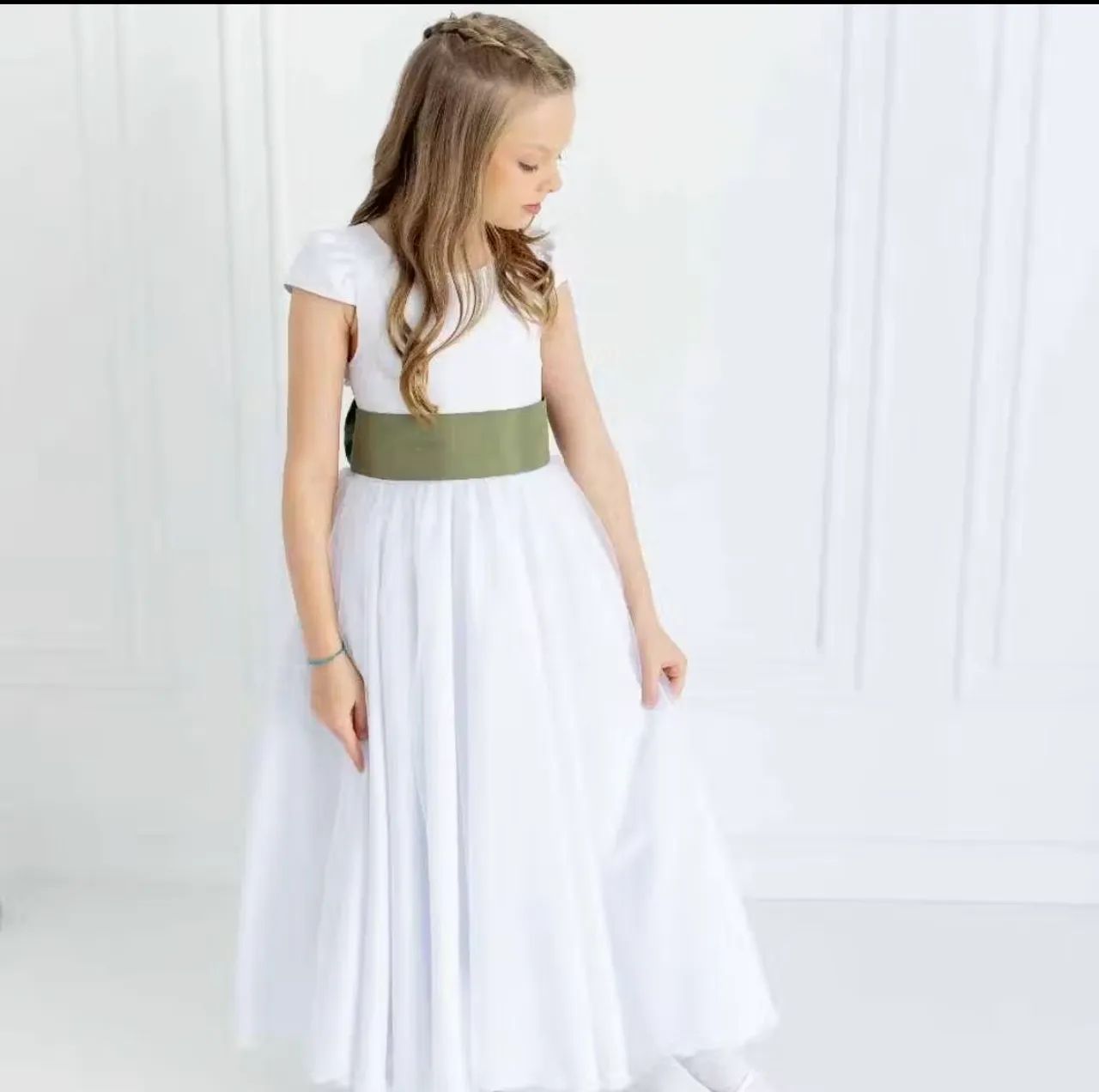 Vestido daminha, florista, eucaristia 