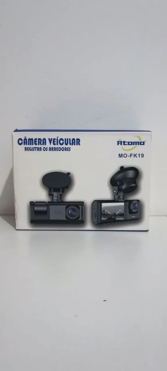 Câmera Veicular com 3 lentes