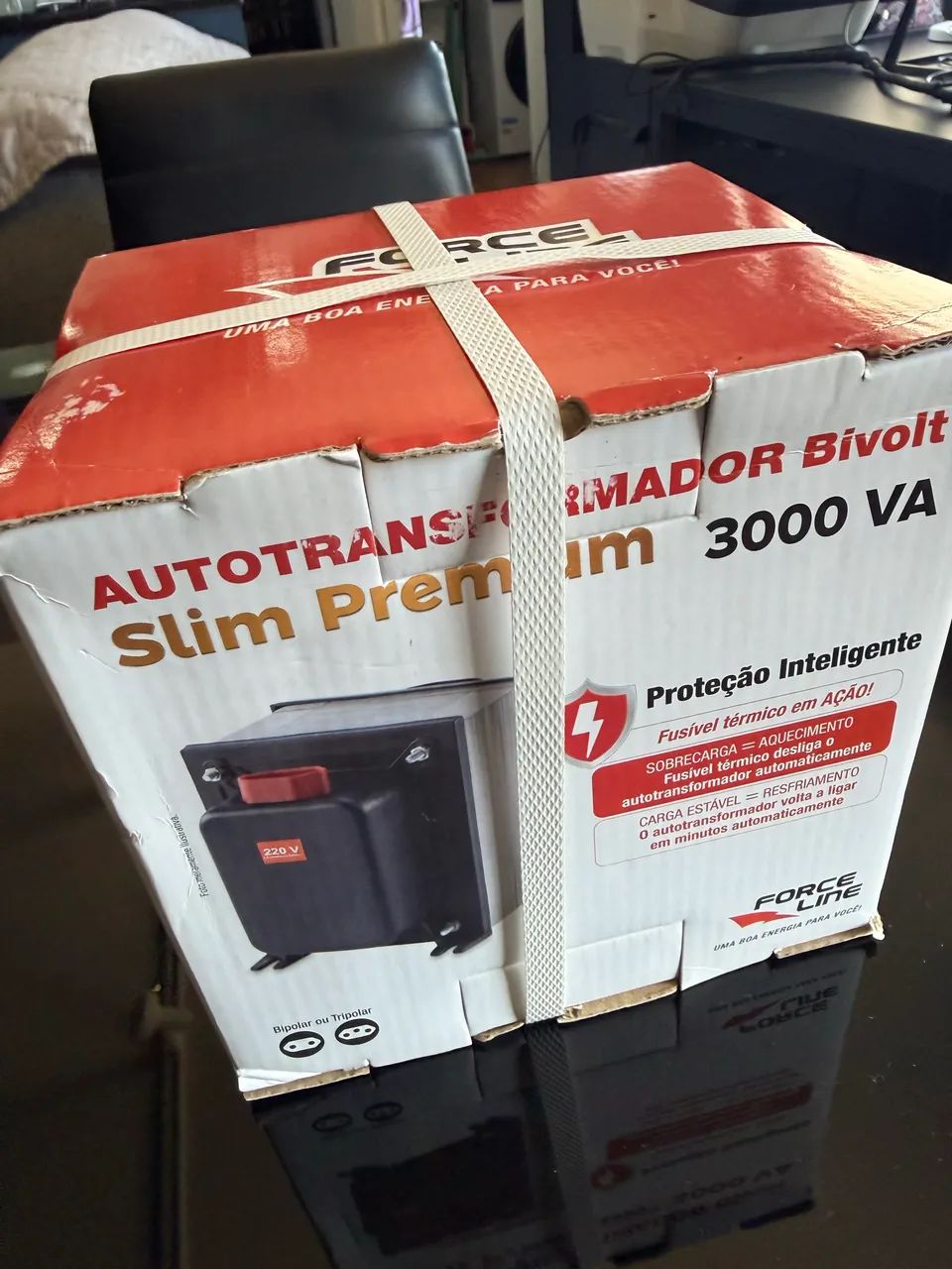 Autotransformador 3000va Force Line Slim Premium Lacrado
